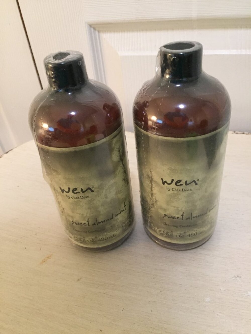 Wen by Chaz Dean Sweet Almond Mint Hair Cleansing Conditioner 16 fl.oz  New x2